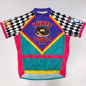 HTF Primal Wear Men's 2XL Sport Cut Raglan Sleeve Cycling Jersey Hurts Donut